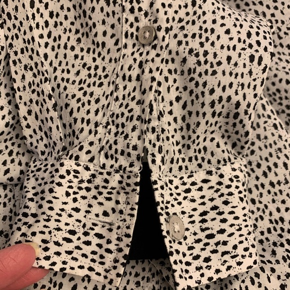 INC Long Sleeve Button Front Blouse - Picture 4 of 8